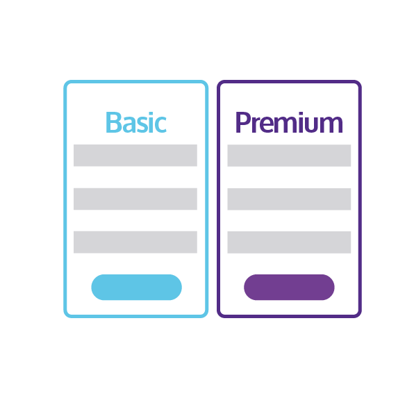 Basic Vs Premium Package